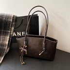 PU Leather Shoulder Bags for Women 2025 Winter Y2K Trend Female Crossbody Bag Lady Handbags and Purses Retro Tote Bag Bolso